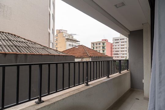 Varanda de kitnet/studio à venda com 1 quarto, 24m² em Bela Vista, São Paulo
