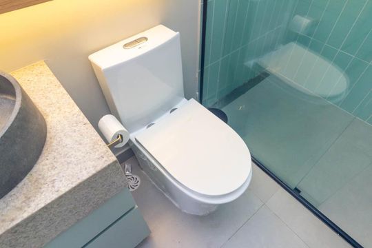 Banheiro de kitnet/studio à venda com 1 quarto, 37m² em Centro Histórico de São Paulo, São Paulo