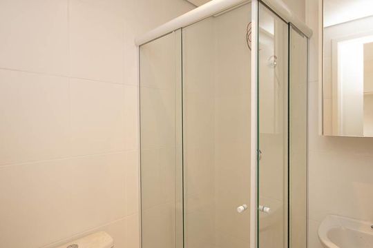 Banheiro Social de apartamento para alugar com 1 quarto, 29m² em Tucuruvi, São Paulo