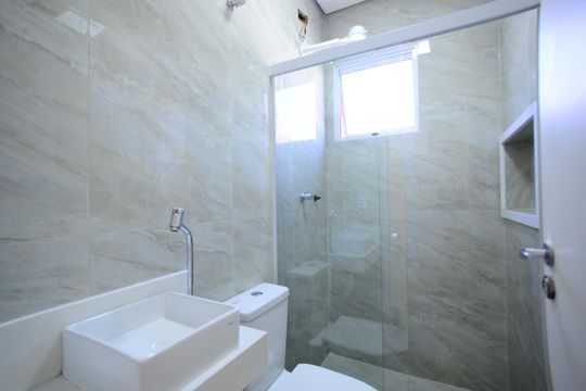 Banheiro da Suíte de casa à venda com 3 quartos, 145m² em Vila Mariana, São Paulo
