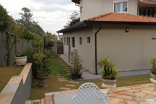 Área Externa de casa de condomínio para alugar com 4 quartos, 336m² em Condomínio Estância Marambaia, Vinhedo