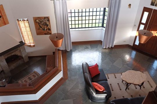 Acesso de casa de condomínio para alugar com 4 quartos, 336m² em Condomínio Estância Marambaia, Vinhedo
