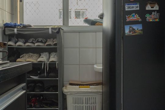 Área de Serviço de apartamento para alugar com 2 quartos, 58m² em Paulicéia, São Bernardo do Campo