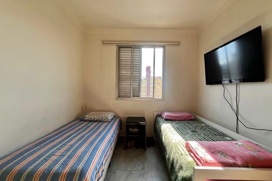 Quarto de apartamento à venda com 1 quarto, 46m² em Jardim Brasil, Campinas
