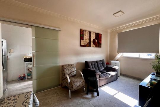 Sala de apartamento à venda com 1 quarto, 46m² em Jardim Brasil, Campinas