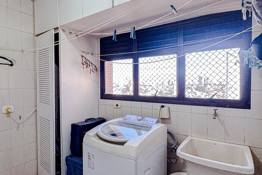 Área de Serviço de apartamento à venda com 3 quartos, 133m² em Vila Regente Feijó, São Paulo