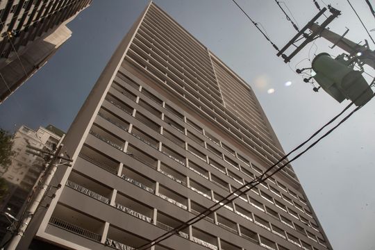 Fachada de kitnet/studio à venda com 1 quarto, 27m² em Vila Clementino, São Paulo