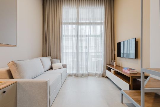 Sala de kitnet/studio para alugar com 1 quarto, 34m² em Indianópolis, São Paulo