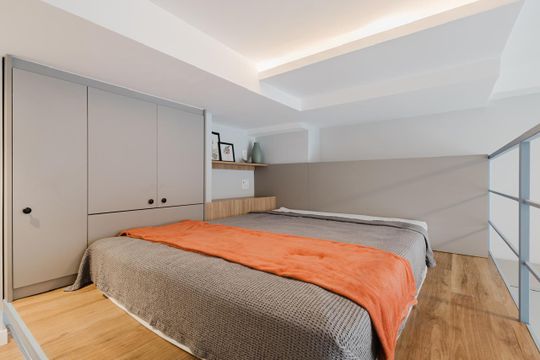 Quarto  de kitnet/studio para alugar com 1 quarto, 34m² em Indianópolis, São Paulo