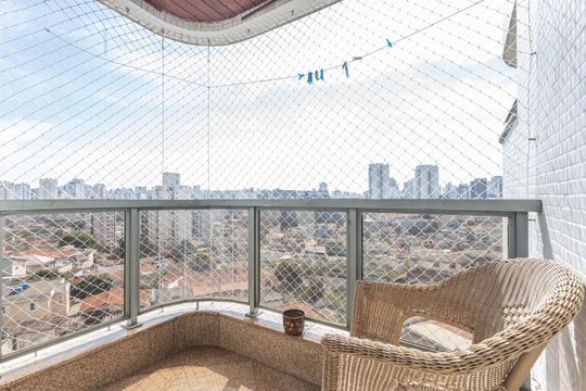 Varanda da Suíte de apartamento à venda com 2 quartos, 214m² em Jardim da Saúde, São Paulo