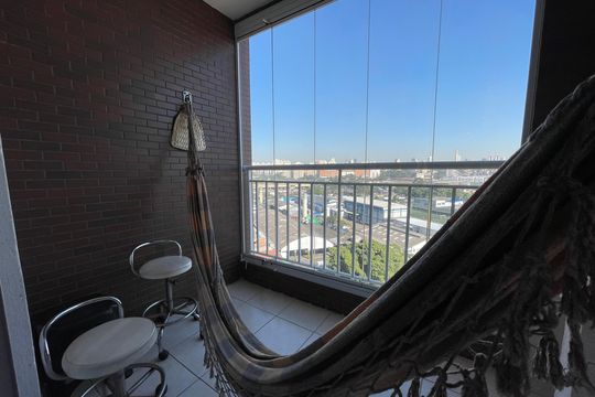 Varanda de apartamento à venda com 2 quartos, 62m² em Jaguaré, São Paulo
