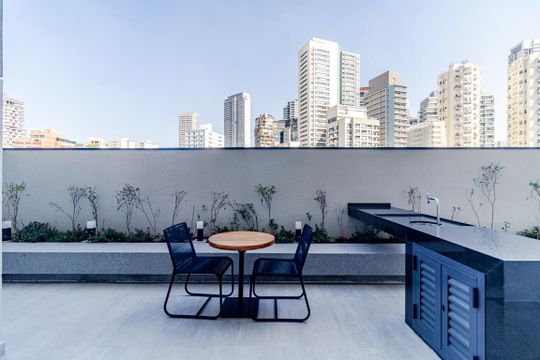 Área comum - Área Externa de kitnet/studio à venda com 1 quarto, 23m² em Perdizes, São Paulo