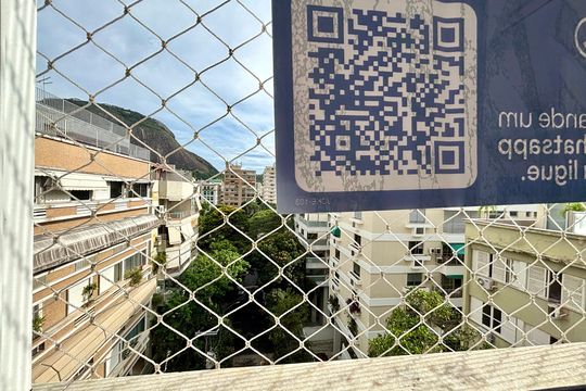 Placa de apartamento para alugar com 1 quarto, 27m² em Jardim Botânico, Rio de Janeiro