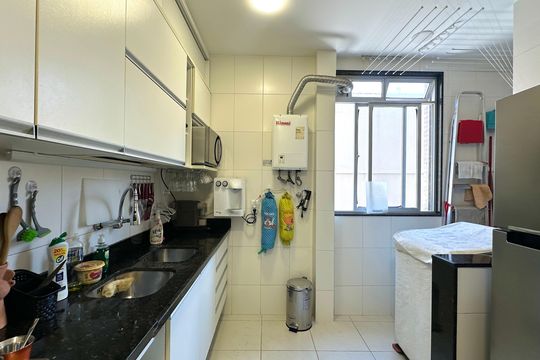 Cozinha de apartamento à venda com 3 quartos, 85m² em Ipanema, Rio de Janeiro