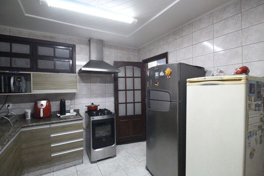 Cozinha de casa de condomínio à venda com 5 quartos, 290m² em Freguesia (Jacarepaguá), Rio de Janeiro