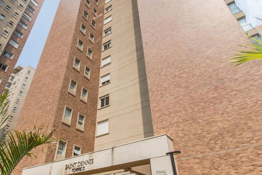 Fachada de apartamento à venda com 3 quartos, 136m² em Centro Empresarial Tamboré, Santana de Parnaíba