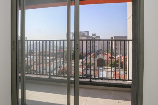 Vista da Suíte de kitnet/studio à venda com 1 quarto, 31m² em Pompeia, São Paulo