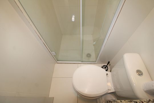 Banheiro Social de apartamento à venda com 2 quartos, 44m² em Jardim São Paulo, São Paulo
