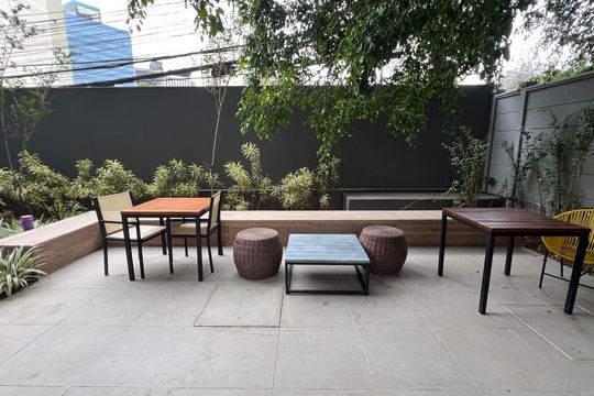 Área comum de kitnet/studio para alugar com 1 quarto, 33m² em Pinheiros, São Paulo