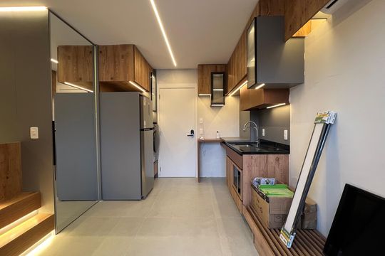 Sala de kitnet/studio para alugar com 1 quarto, 33m² em Pinheiros, São Paulo
