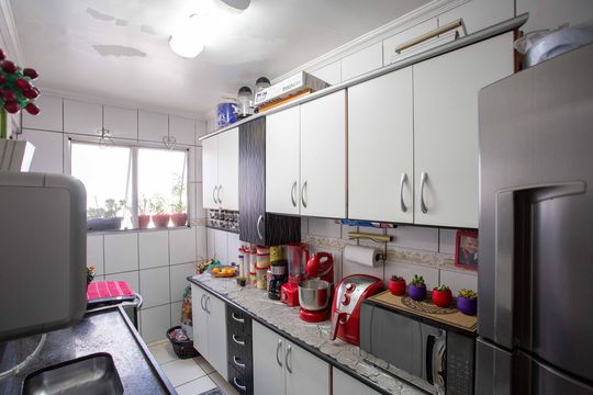 Cozinha de apartamento à venda com 2 quartos, 47m² em Centro, Diadema
