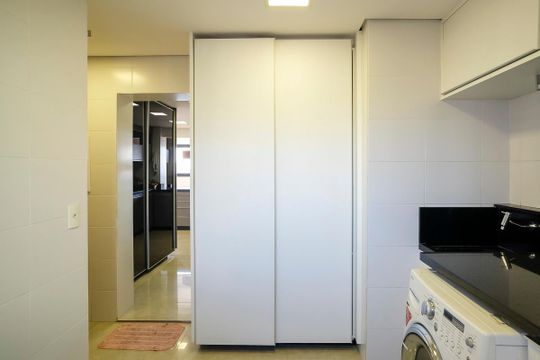 Área de serviço de apartamento à venda com 3 quartos, 200m² em Vila Caminho do Mar, São Bernardo do Campo