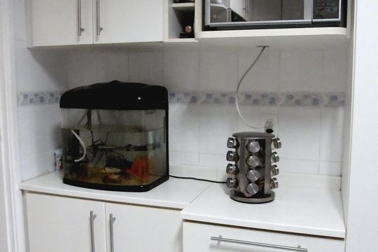 Cozinha de apartamento à venda com 3 quartos, 85m² em Jardim Santa Cruz (Campo Grande), São Paulo