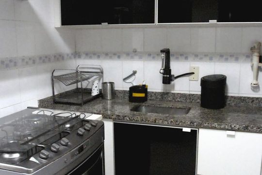Cozinha de apartamento à venda com 3 quartos, 85m² em Jardim Santa Cruz (Campo Grande), São Paulo