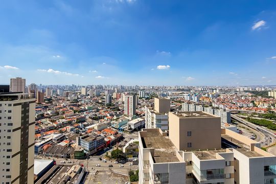 Varanda - Vista de kitnet/studio à venda com 1 quarto, 29m² em Sacomã, São Paulo