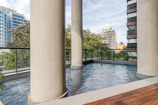 Área comum de apartamento à venda com 1 quarto, 42m² em Pinheiros, São Paulo