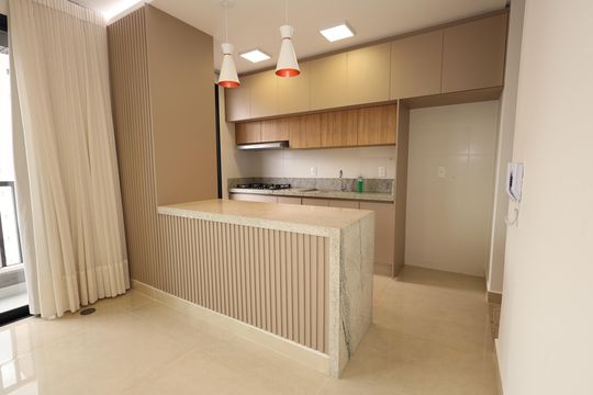 Cozinha de apartamento para alugar com 3 quartos, 103m² em Setor Bueno, Goiânia