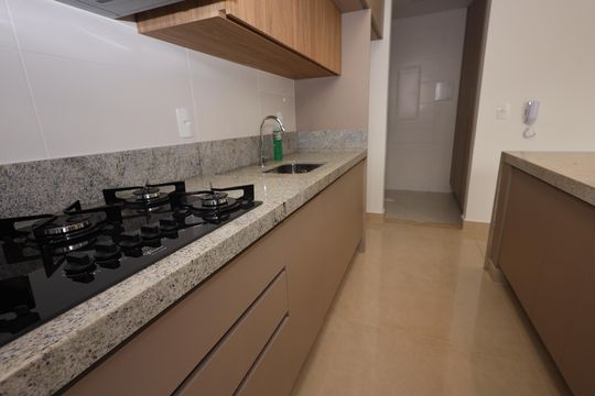 Cozinha de apartamento para alugar com 3 quartos, 103m² em Setor Bueno, Goiânia