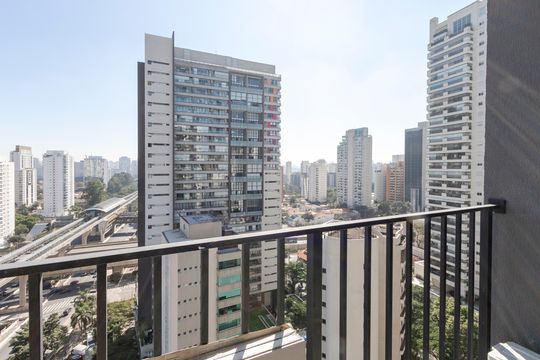 Varanda de apartamento à venda com 1 quarto, 30m² em Campo Belo, São Paulo