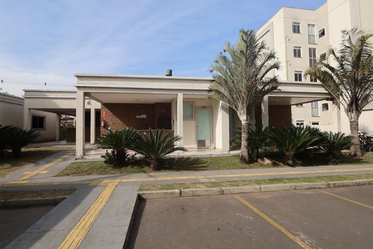 Área comum - Churrasqueira de apartamento para alugar com 2 quartos, 44m² em Estância Velha, Canoas