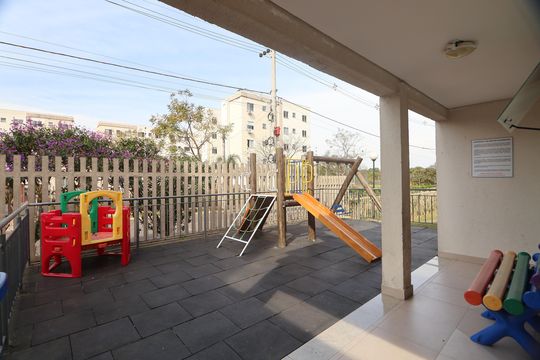 Área comum - Playground de apartamento para alugar com 2 quartos, 44m² em Estância Velha, Canoas