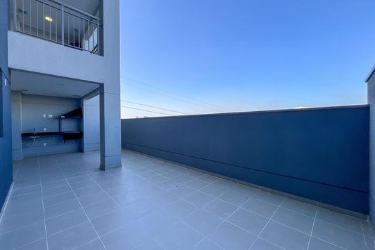 Sacada da Sala de apartamento à venda com 2 quartos, 96m² em City América, São Paulo