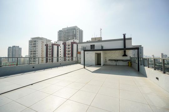 Área comum de kitnet/studio para alugar com 1 quarto, 29m² em Tatuapé, São Paulo
