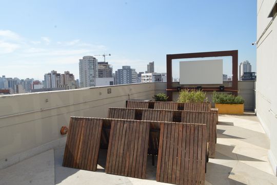 Área comum de kitnet/studio para alugar com 1 quarto, 16m² em Vila Mariana, São Paulo