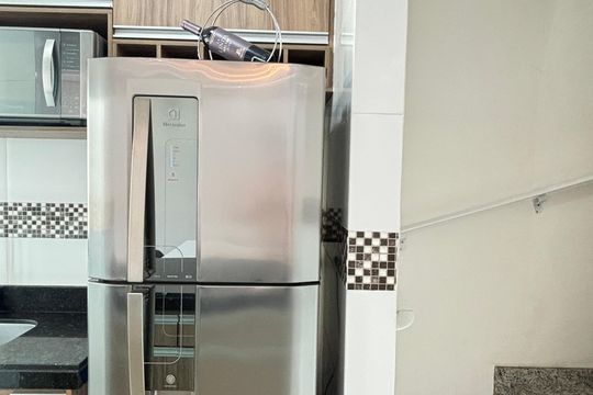 Cozinha de apartamento à venda com 3 quartos, 170m² em Vila Metalúrgica, Santo André