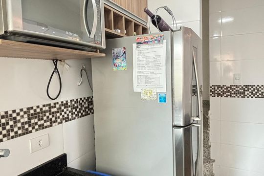 Cozinha de apartamento à venda com 3 quartos, 170m² em Vila Metalúrgica, Santo André