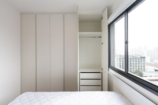 Quarto de apartamento para alugar com 1 quarto, 25m² em Barra Funda, São Paulo