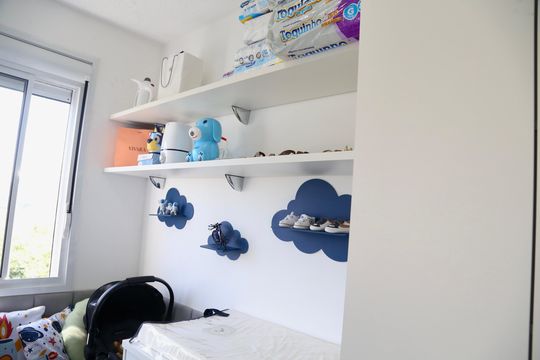 Quarto 2  de apartamento à venda com 2 quartos, 34m² em Santo Amaro, São Paulo