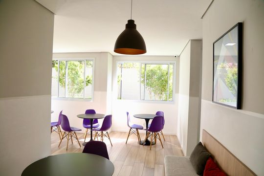 Área comum de apartamento à venda com 2 quartos, 34m² em Santo Amaro, São Paulo