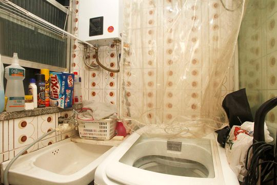 Cozinha + Área de Serviço de apartamento à venda com 1 quarto, 64m² em Centro Histórico, Porto Alegre