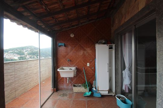 Área de serviço de apartamento à venda com 3 quartos, 377m² em Tanque, Rio de Janeiro