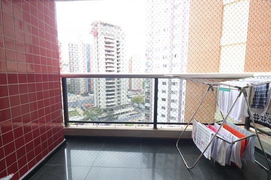 Varanda Suíte 2 de apartamento à venda com 5 quartos, 320m² em Jardim, Santo André