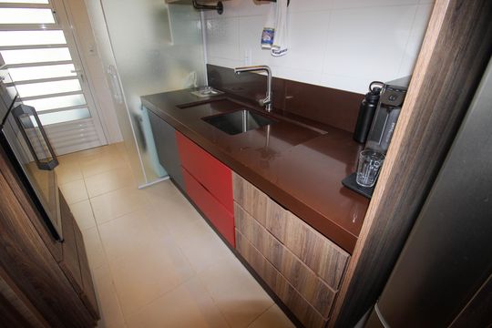 Cozinha de apartamento para alugar com 2 quartos, 72m² em Jardim Moncayo, Sorocaba