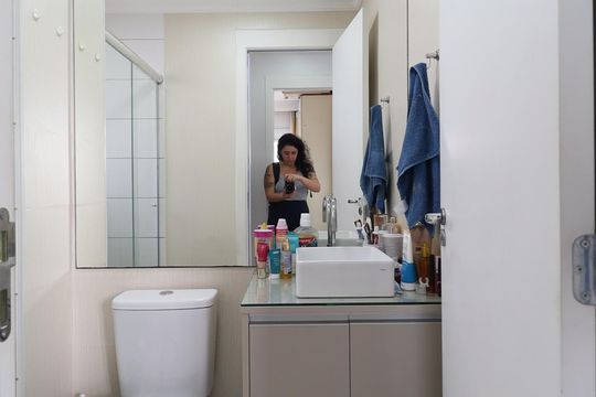 Banheiro de apartamento para alugar com 2 quartos, 43m² em Vila Guilherme, São Paulo