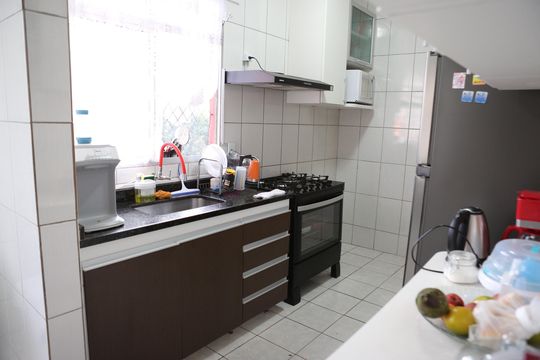Cozinha de apartamento à venda com 3 quartos, 120m² em Milionários, Belo Horizonte