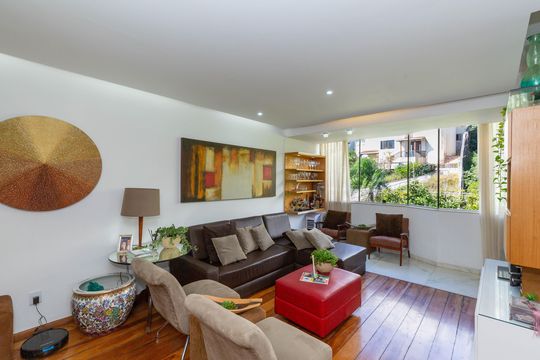Sala de apartamento à venda com 3 quartos, 100m² em Buritis, Belo Horizonte